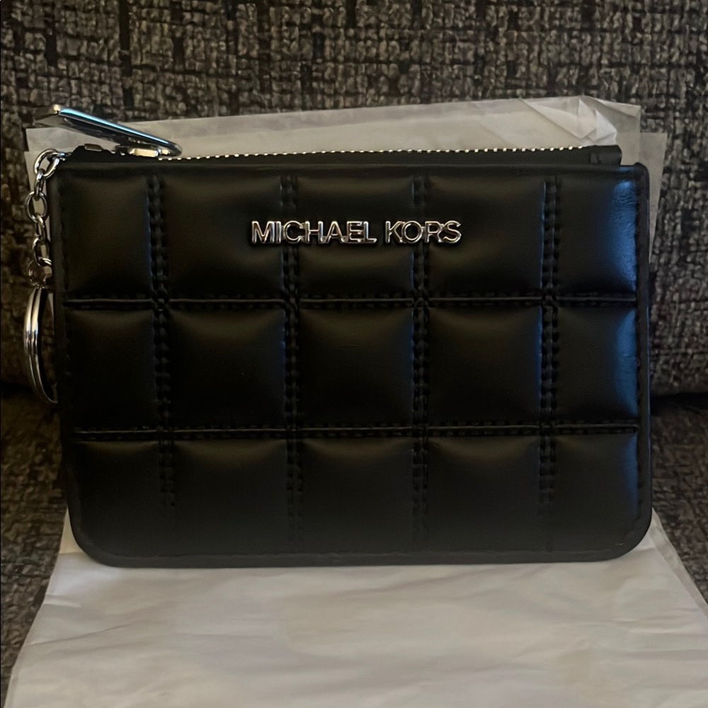 Michael Kors Black Quilted Wallet